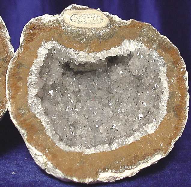 Sample Mexican Coconut Geode Interior